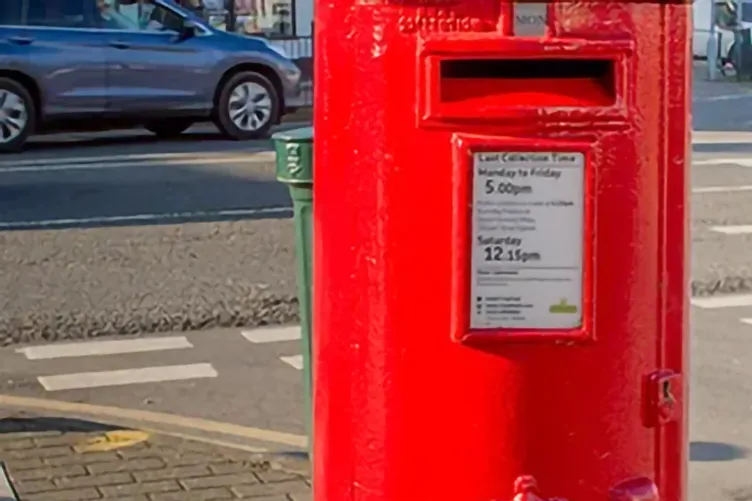 Letter Box on Epsom High Street